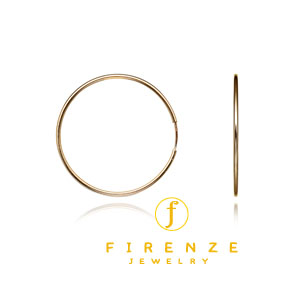 14K Gold Filled 35mmEarHoop Earring[Firenze Jewelry] 피렌체주얼리